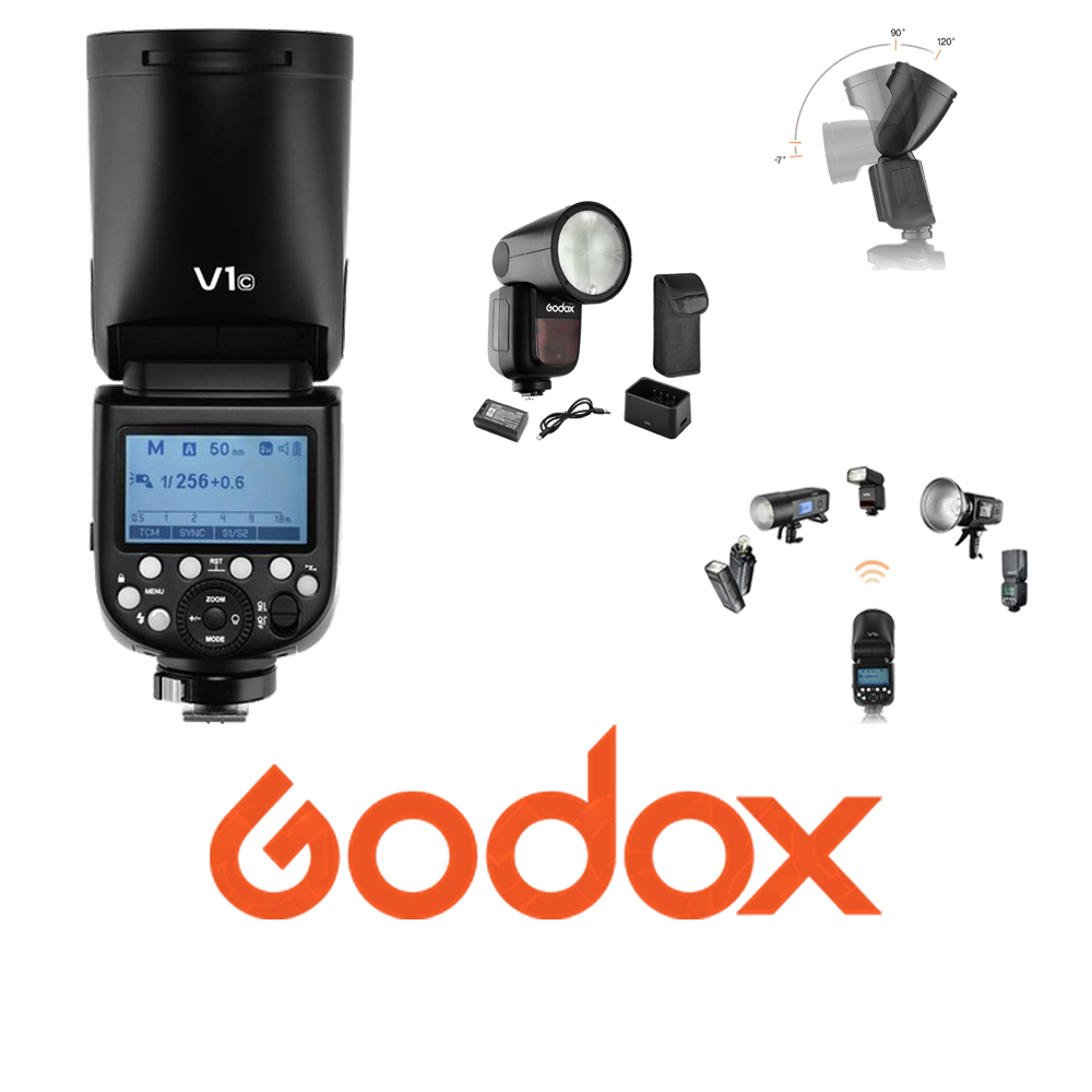 Godox V1C Flaş   ( Canon Uyumlu )